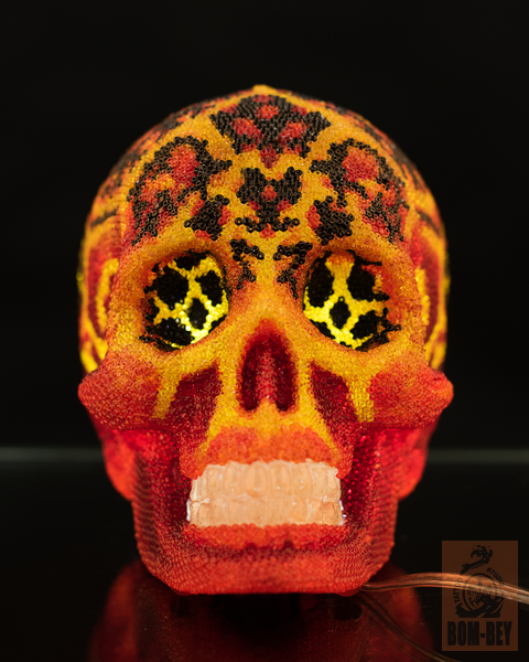 Мексиканский череп светиль